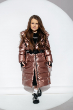 Пальто для девочки GnK З-916 превью фото